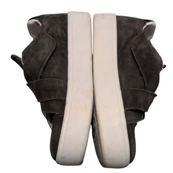 GOATS Gray Suede Platform Sneakers | Crisscross Straps | Women’s 7 | EUC - Picture 6 of 7